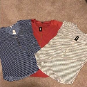 3-pack never worn express shirts